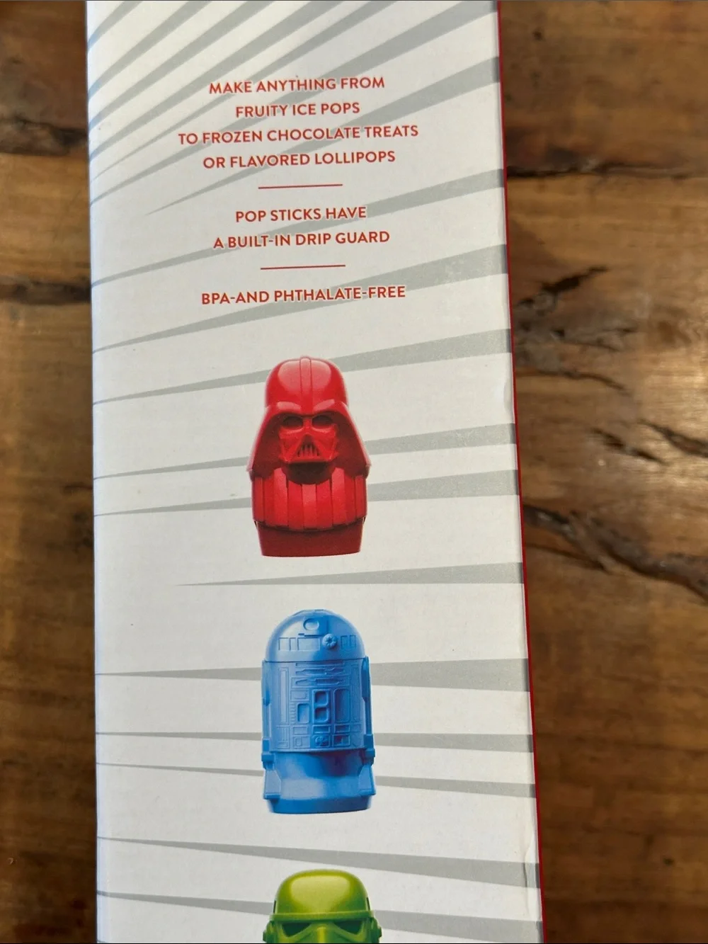 Williams Sonoma Star Wars Ice Pop Molds in Red, Blue, Green NWT